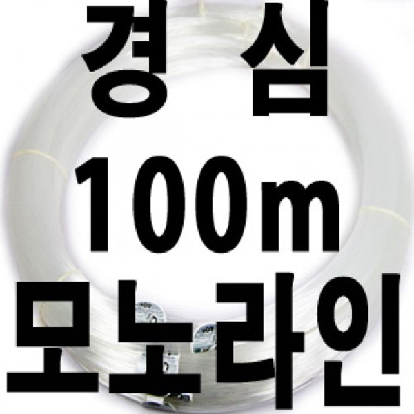 100m 모노라인 경심 낚시줄 라인 채비 제작용 낚시 줄